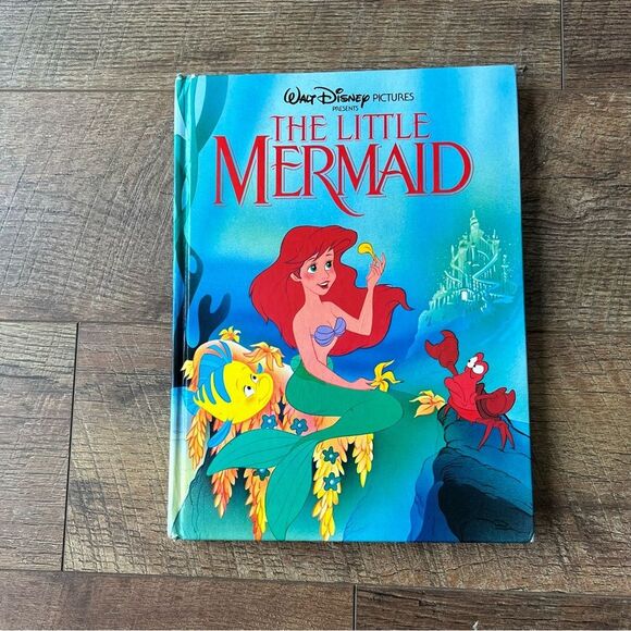 1989 Little Mermaid - Disney Book , Pre-Owned Hardcover - Picture 1 of 13